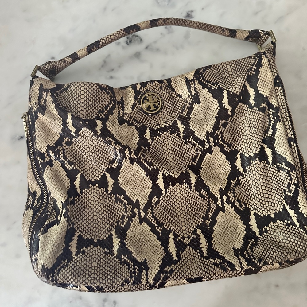 Tory Burch Snakeskin Shoulder Bag